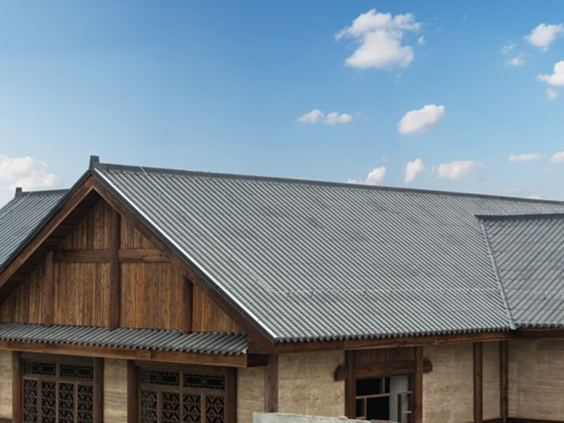 Aluminium magnesium mangan hui gaya hui ubin atap logam indigo