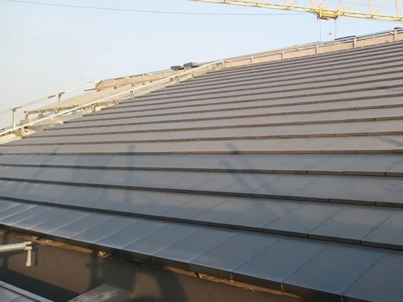 Aluminium magnesium mangan ubin atap logam datar