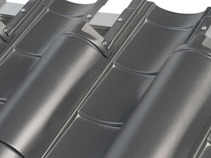 Aluminium magnesium mangan ubin atap logam silinder