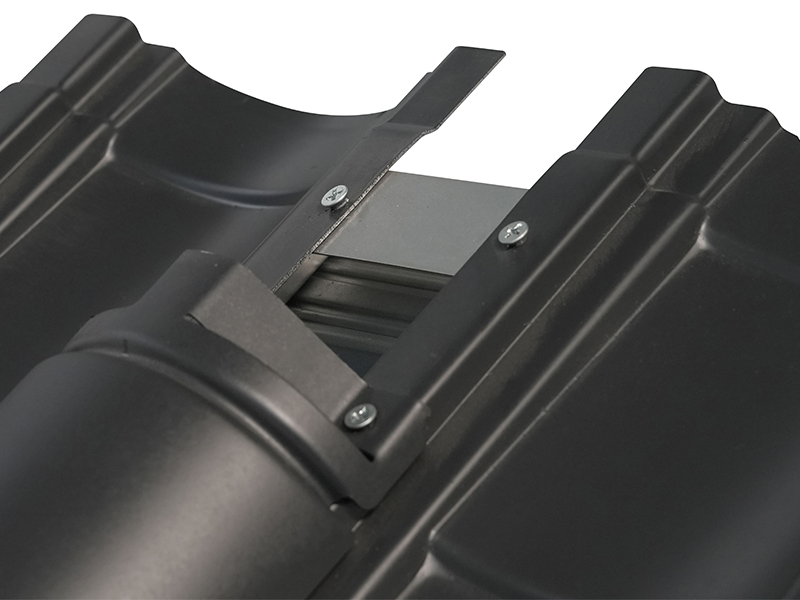 Aluminium magnesium mangan ubin atap logam silinder