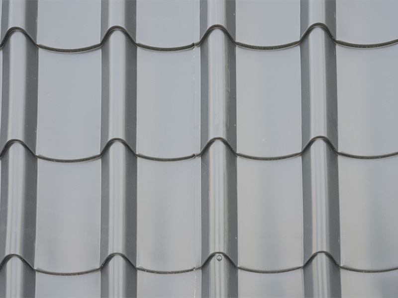 Aluminium magnesium mangan ubin atap logam gabungan bambu satu bagian