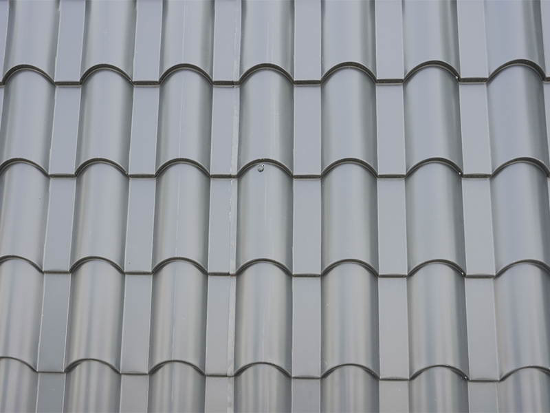 Aluminium magnesium mangan ubin atap logam gelombang one-piece