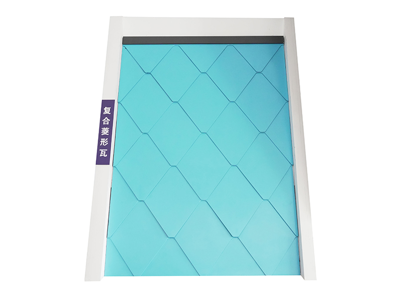 Aluminium magnesium mangan komposit berlian ubin atap logam berbentuk