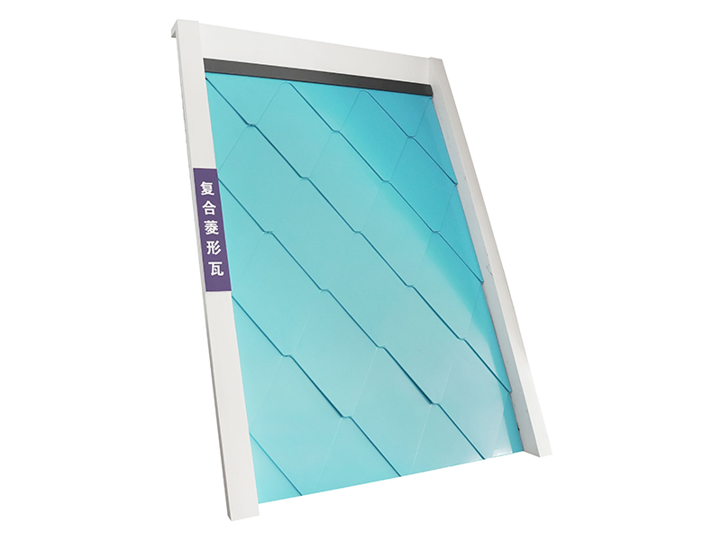 Aluminium magnesium mangan komposit berlian ubin atap logam berbentuk