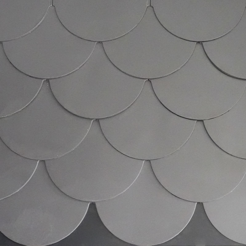 Aluminium magnesium mangan ubin atap logam skala ikan mangan